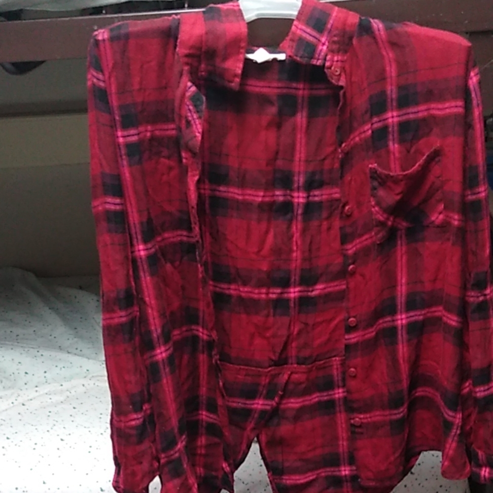 Plaid blouse